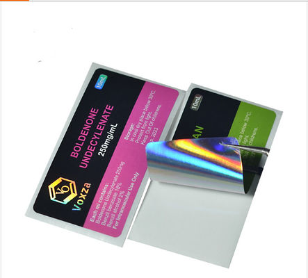 Label Botol Hologram 3x6cm, Label Botol Minyak Esensial Pencetakan UV