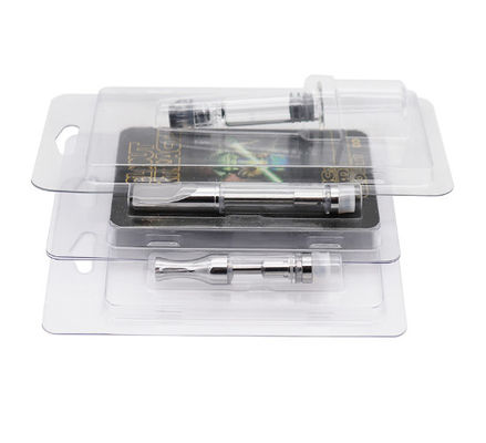 200gsm Art Paper Silver Hologram Blister Card Packaging Untuk Pena Cbd