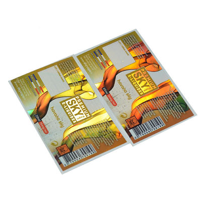 Label Botol Steroid Farmasi Lebar 70mm Tahan Palsu