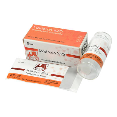 Cetak Timbul Label Botol 25mm Lebar 10ml Untuk Steroid Sustanon 250