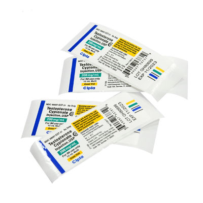 Label Botol Anti Palsu 15ml, Label Botol Tahan Air Warna PMS