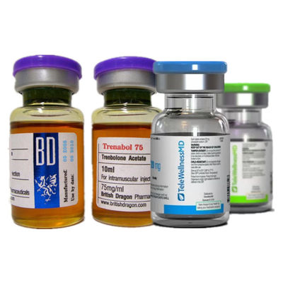 Tahan Air 10ml Amber Medicine Glass Vials 5.5cm Sertifikasi ISO Tinggi