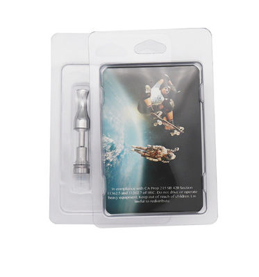 200gsm Art Paper Silver Hologram Blister Card Packaging Untuk Pena Cbd