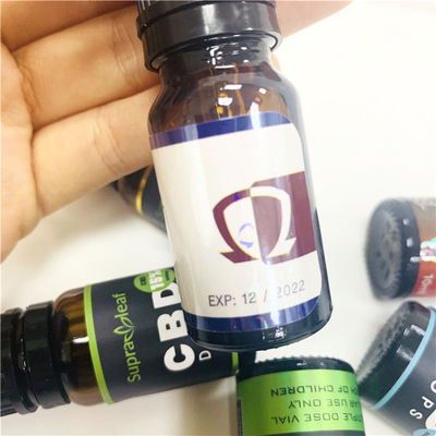 3x6.2cm 30ml Label Botol, Label Botol Vinyl Daur Ulang ISO
