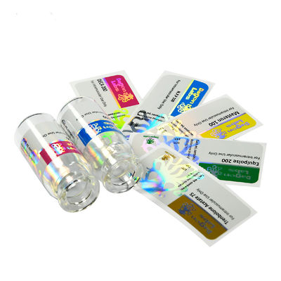 Label Botol Penetes 10ml Anti Palsu, Label Stiker Perekat Panjang 6cm