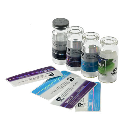 Perekat Kuat 25x60mm Hologram 10ml Label Botol Untuk Primobolan 100mg / Ml