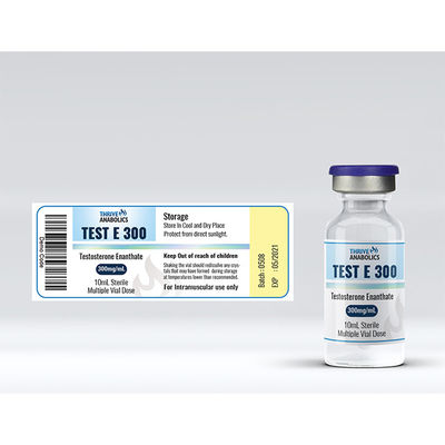 Offset Printing PMS Color 10ml Label Vial Untuk Botol Farmasi
