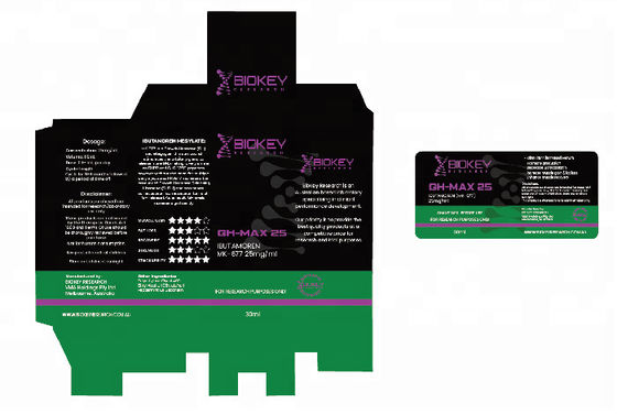 80gsm Kertas 50ml Label Botol, Stiker Botol Kaca Warna Pantone