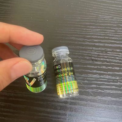 Kertas Seni CMYK Color Pharmaceutical Steroid Vial Labels ISO Disetujui