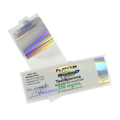Label Botol Anti Palsu 15ml, Label Botol Tahan Air Warna PMS