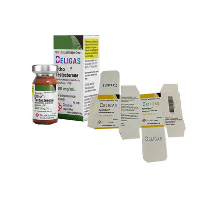 ODM Glossy Lamination Label Vial Kecil Perekat Untuk Testosteron