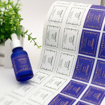 Label Botol Pil Resep Pencetakan UV Sertifikasi ISO14001