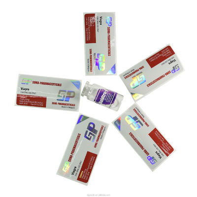 Label Botol Kaca Anti Palsu 30x84mm Untuk Botol Obat For