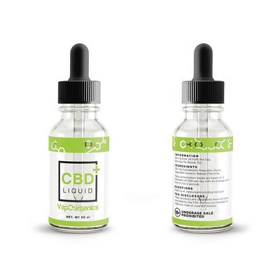 Label Botol Kaca Kertas Vinyl, Label Botol Cbd Cetak Offset