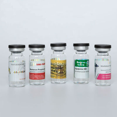 Label Botol 10ml Daur Ulang Stiker Keamanan Holografik 25 * 60mm