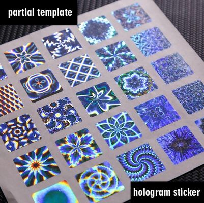 Stiker Holografik 3d Tahan Panas, Stiker Keamanan Hologram Cetak Offset