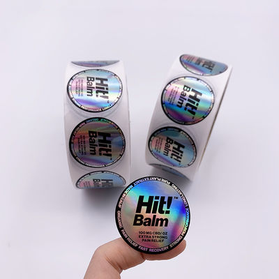Finishing Glossy 2x2cm Tamper Proof Hologram Stiker Untuk Keamanan