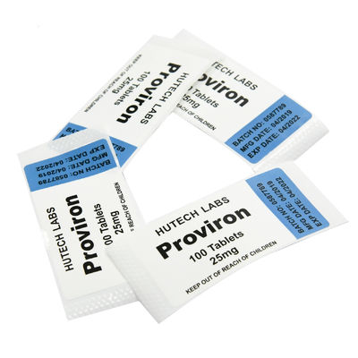 Label Hologram Keamanan Lebar 7.8cm Oilproof Untuk Botol Obat