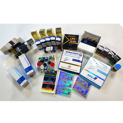 Kotak Vial Anti Palsu 30x30x50mm 10ml Dengan Pencetakan Foil Emas