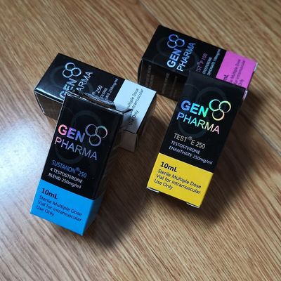 60mm Tinggi 300g / M2 Kotak Kemasan Holografik Untuk Botol 10ml