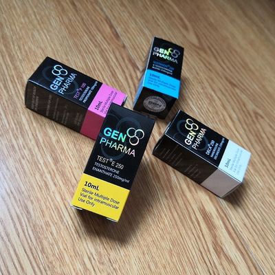 60mm Tinggi 300g / M2 Kotak Kemasan Holografik Untuk Botol 10ml