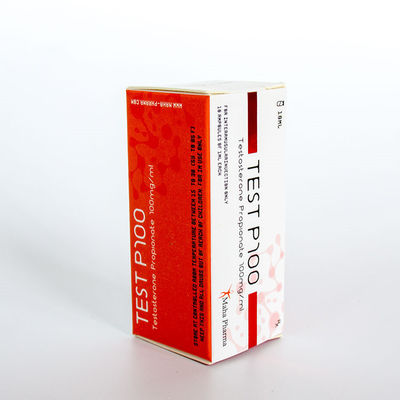 Kotak Vial Holografik 10ml Farmasi Panjang 25mm Untuk Testosteron Propionat