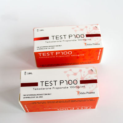 Kotak Vial Holografik 10ml Farmasi Panjang 25mm Untuk Testosteron Propionat