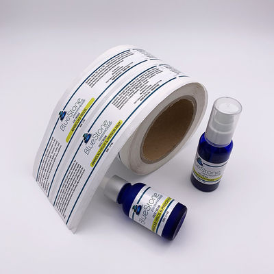 Stiker Vinyl PVC Tahan Panas 3.5x7.6cm 30ml Label Botol Penetes
