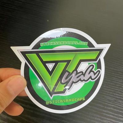 Perekat Kuat Glossy Lamination PVC Vinyl Sticker Tahan Beku