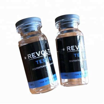 Label Botol Anti Palsu Hologram Vinyl 10ml Warna CMYK untuk Obat