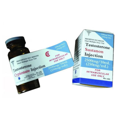 Label Botol Kaca Farmasi Sekali Pakai Dengan Finishing Spot UV