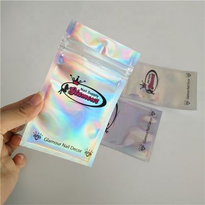 CMYK Color Ziplock Aluminium Foil Bag Hot Stamping Aluminium Foil Pouch