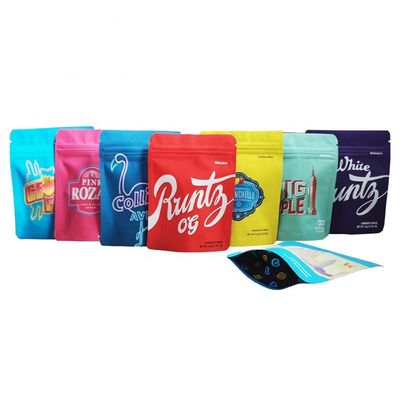 Kantong Kunci Zip Aluminium Foil 16C Tahan Kelembaban Untuk Mylar Weed