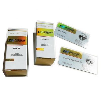 UV Coating 10ml Vial Box, 300gsm White Cardboard Packaging Boxes