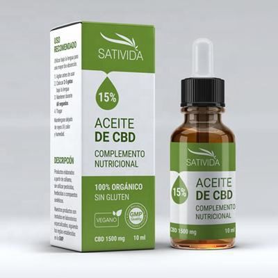 250g 10ml Kotak Kemasan Botol, Kotak Kaku Dicetak Warna CMYK