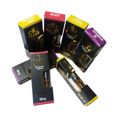 Hologram 300g / M2 Kotak Kemasan Karton Ketebalan 0.45mm Dengan Jendela PVC