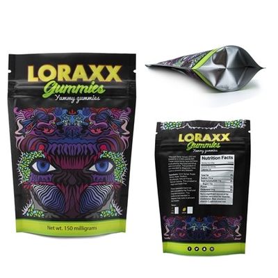 Tas Aluminium Foil Ziplock Warna Pantone, Tas Mylar Canabis Bukti Bau