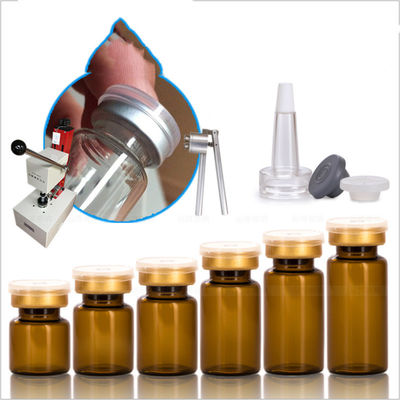 Botol Kaca Obat Transparan 2ml Botol Farmasi Kecil