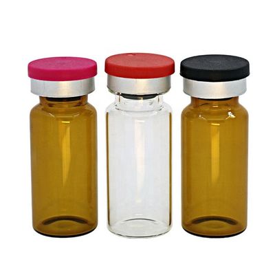 Botol Kaca Obat Tinggi 49mm, Botol Kaca Amber 5ml Anti Rapuh