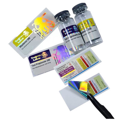 Kertas Laser Label Botol 10ml Tahan Air, Label Stiker Botol Lebar 60mm