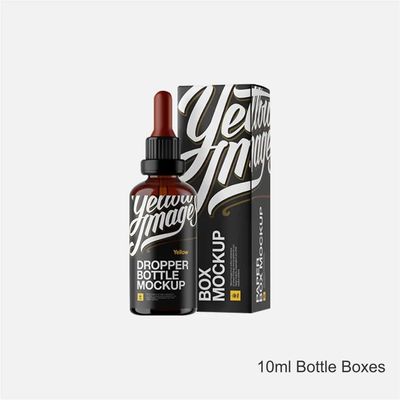 Kotak Kemasan Vial Lebar 28mm Tahan Air Dengan Silver Hot Stamping
