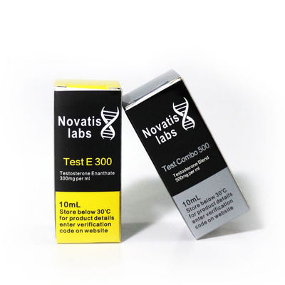 Hologram Lipat 300g Kertas Buatan Tangan 10ml Kotak Vial Untuk Steroid