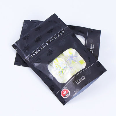 UV Holographic Laminated Ziplock Pouch, Tas Hologram Aluminium Foil yang Dapat Digunakan Kembali Untuk Tablet Oral