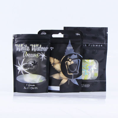 UV Holographic Laminated Ziplock Pouch, Tas Hologram Aluminium Foil yang Dapat Digunakan Kembali Untuk Tablet Oral