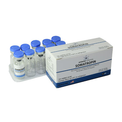 Hormon Pertumbuhan Manusia 2 3 10ml Kotak Vial Dengan Label Yang Cocok Dan Baki Plastik
